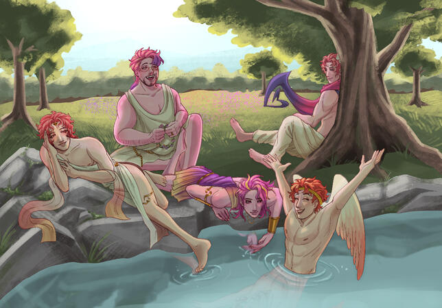 $348.75 | 4 Full Body + 1 Halfbody + Background